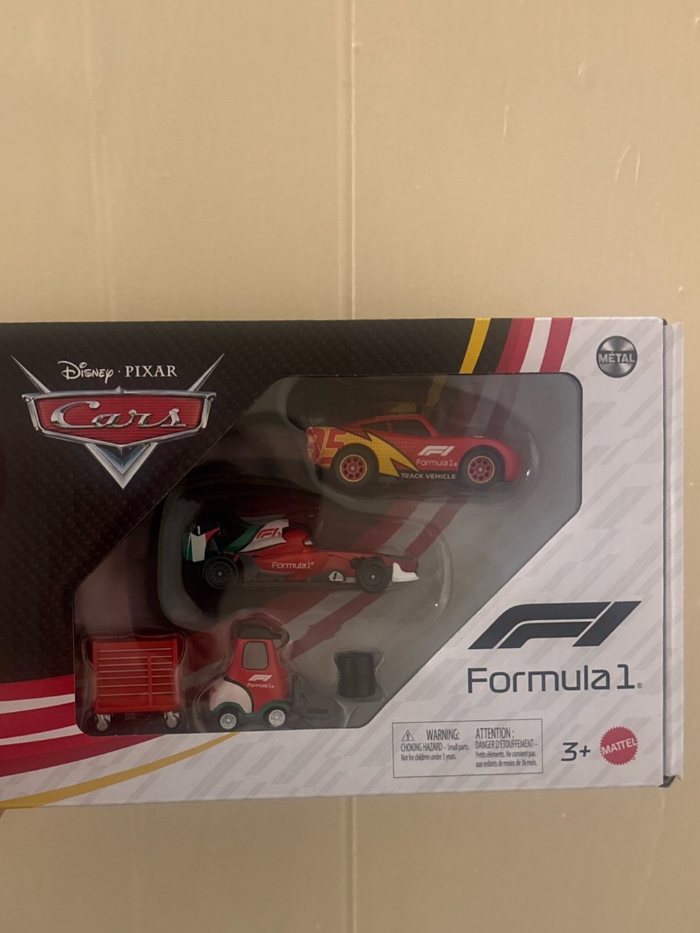 Pixar Cars Formula 1 Multipack with 3 Toy Cars